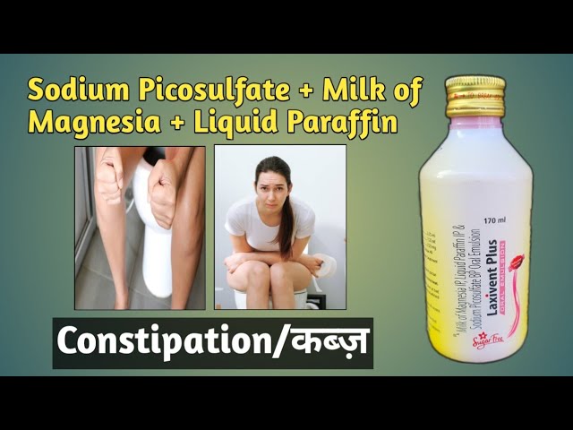 D M Pharma- Laxative, Liquid Paraffin + Milk of Magnesia + Sodium  Picosulfate Suspension