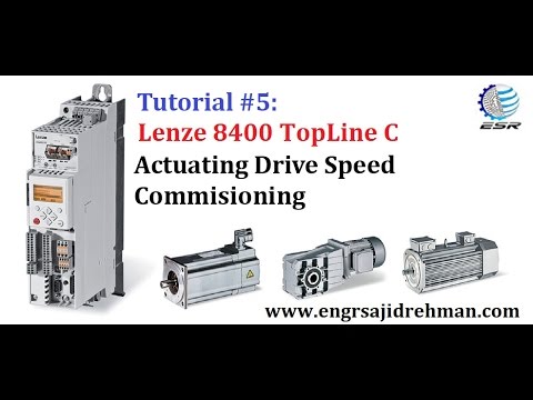 Tutorial #5- Actuating Drive Speed Lenze 8400 HighLine