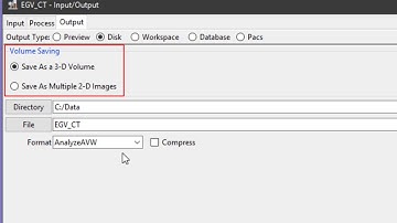 Analyze 14.0 - Input/Output: Saving Data