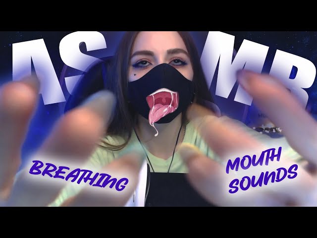 ASMR Mouth sounds, breathing,kissing in mask | ASMR_kotya