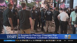 Catskill Woman, Brooklyn Residents Charged For Allegedly Throwing Molotov Cocktails At NYPD Vehicles