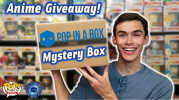 Unboxing A Mystery Box Sent By Pop In A Box | Huge Anime Funko Pop Giveaway!