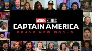 Captain America: Brave New World Official Trailer REACTION MASHUP
