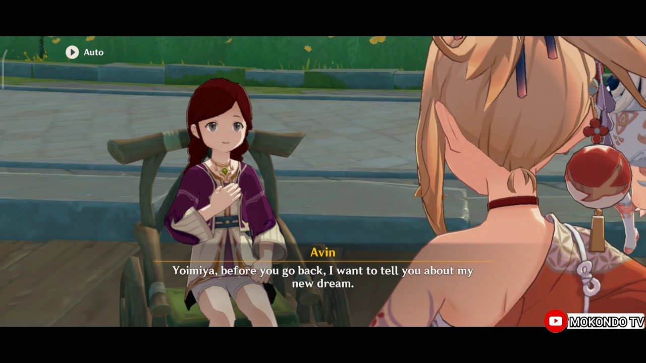 Genshin Impact 3.7 - Yoimiya Going Back To Inazuma (Cut Scene Dialogue)