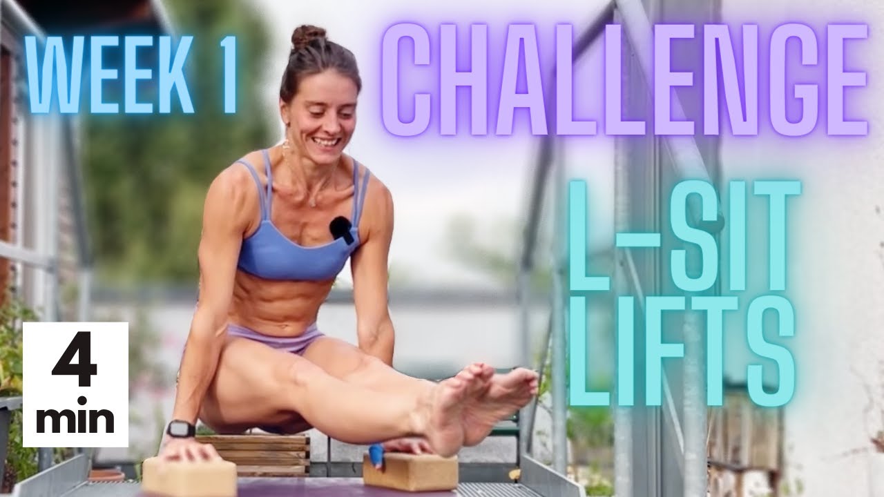 Ji Training Yoga CHALLENGE - 1 - L-SIT/LIFTS 4min