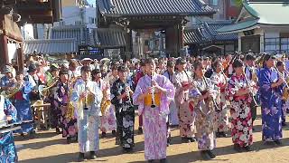 2018 0819天神天満阿波おどり533扇町総合高校吹奏楽部オーギーズ3 2オープニング演奏