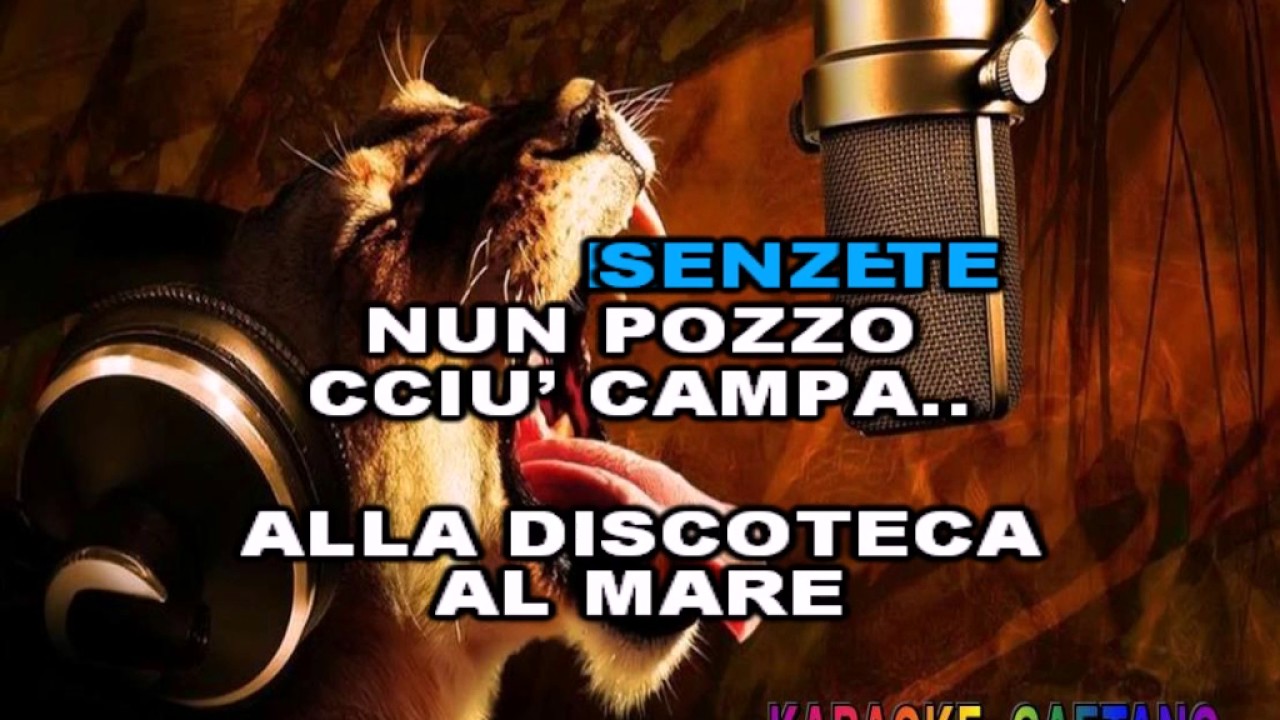 Patrizio Una discoteca l mare Karaoke