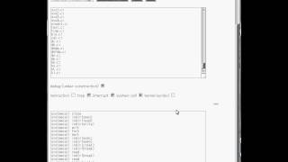 Demonstration of PDP11 emulator with JavaScript.