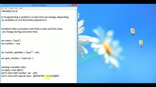 JS VARIABLES