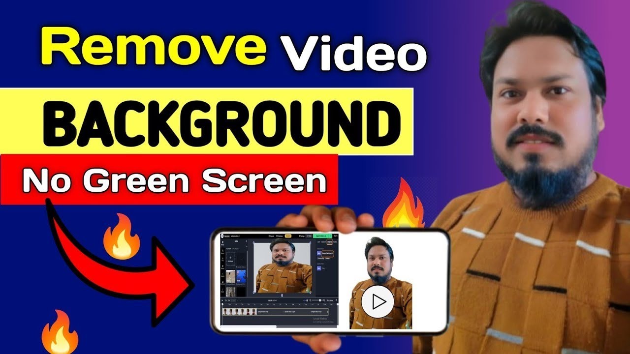 How To Change Any Video Background Without Green Screen in Mobile || Change Video Background App