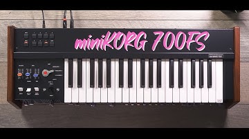 The First Synthesizer Ever Made In Japan, Remade: miniKORG 700FS Monophonic Synthesizer