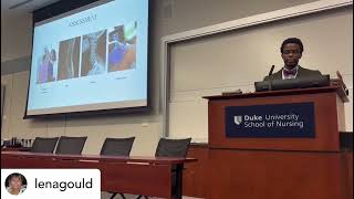 Diversity CRNA Showcasing CPT James Winters presenting on Pain Management @ Duke University 2024