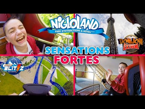 VLOG - Sensations Fortes pour Néo à Nigloland - Manèges Donjon de l'extrême & Alpina Blitz