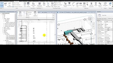 REVIT MEP  NÂNG CAO  - 4.2 Hướng dẫn kết nối hệ thống đường ống Plumping có độ dốc khác nhau