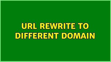 url rewrite to different domain (2 Solutions!!)