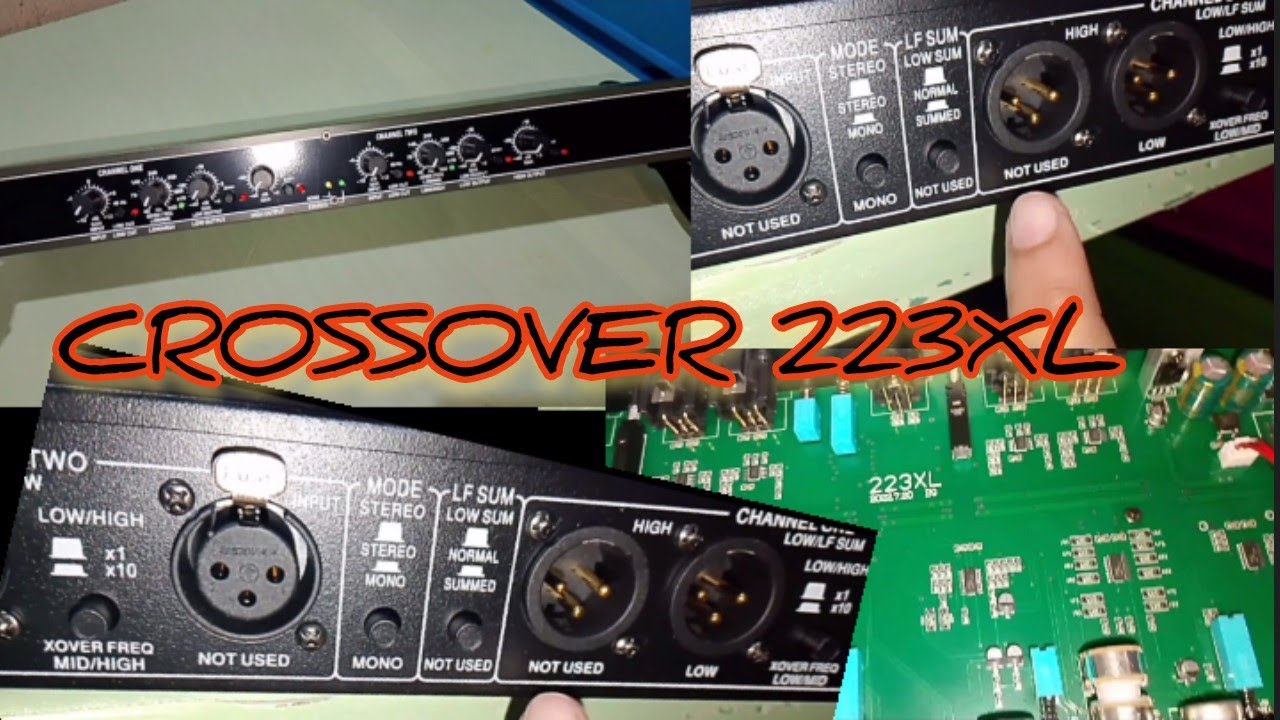 CROSSOVER FREQUENCY 223XL STEREO 2WAY