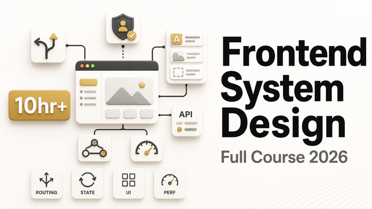 Frontend System Design Course Overview