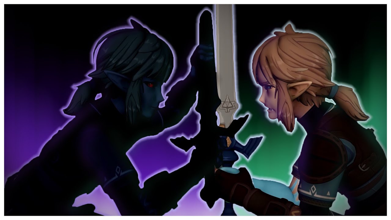 Link vs Dark Link - YouTube