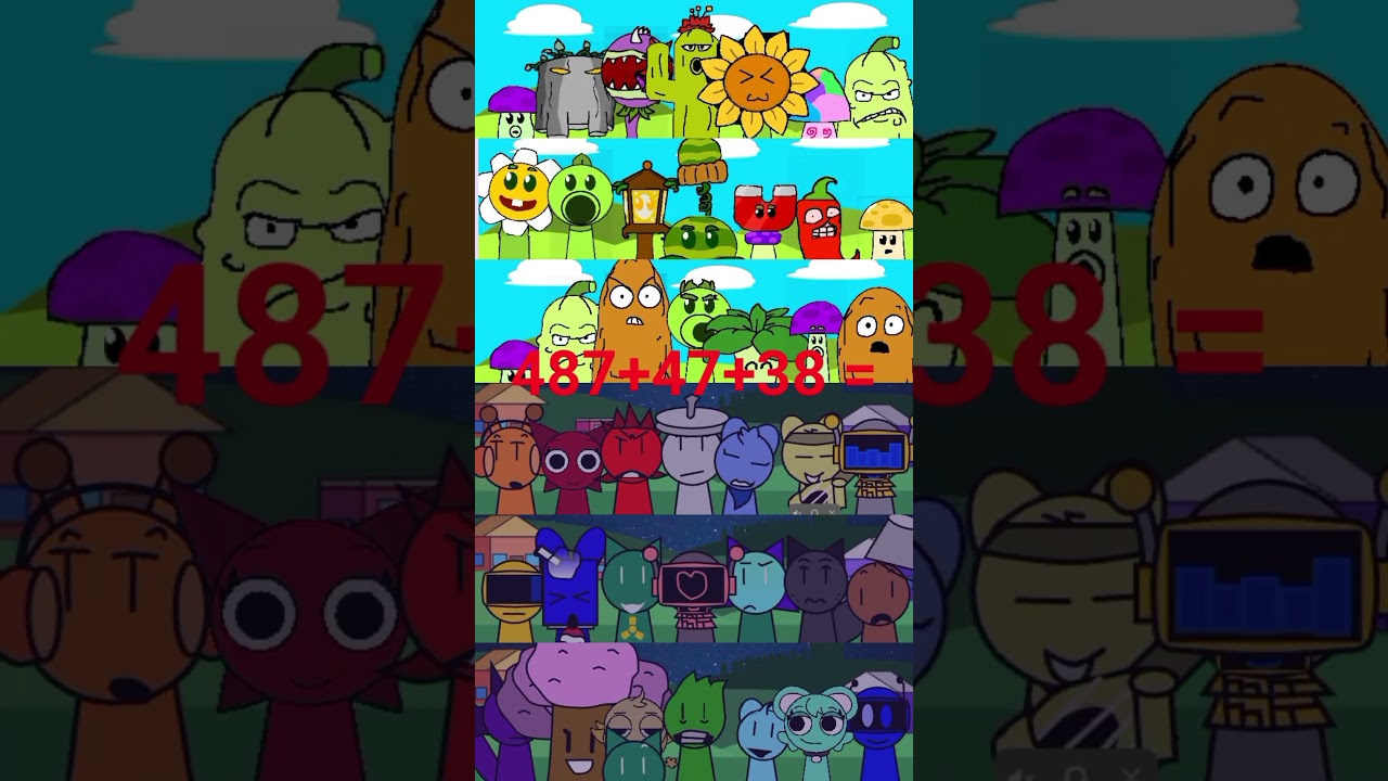 SPRUNKI HAPPY FRIENDS VS PARASPRUNKI MSI 