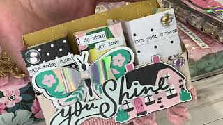 Memorydex card and embellishments book for penny