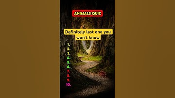 Name these animals by their picture, #quiz #trivia #triviatricks #animalquizgame #quiztime #fyp