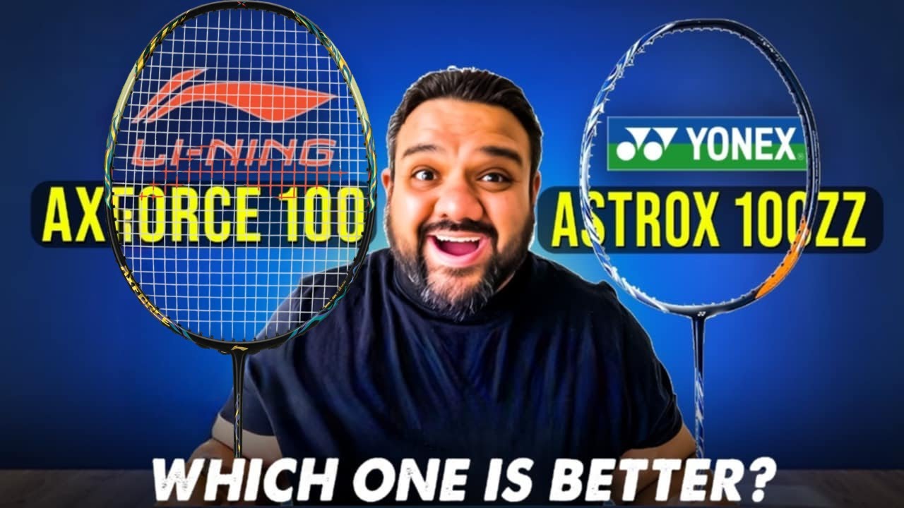 Is Lining AXFORCE 100 REALLY Better than Yonex Astrox 100zz? - YouTube