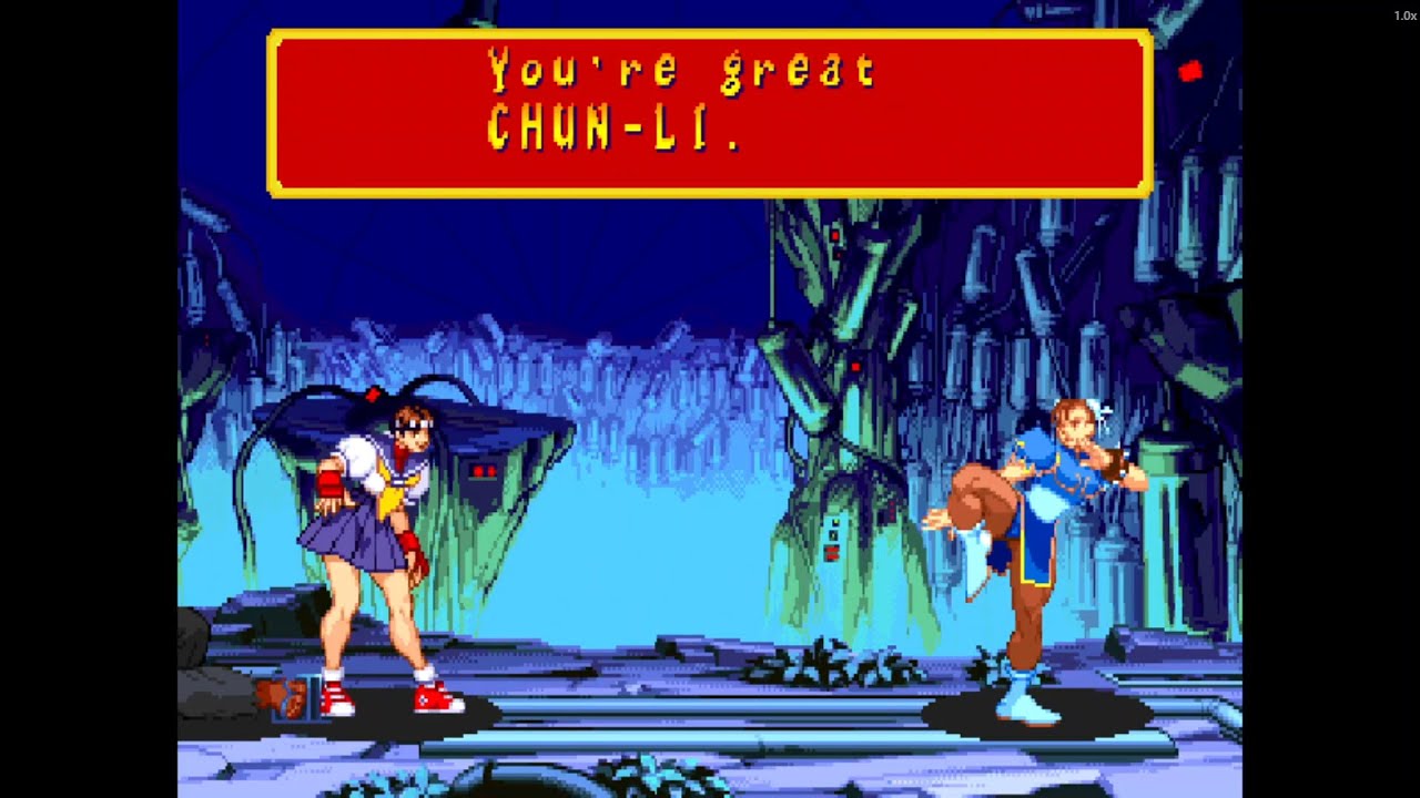 SAKURA & CHUN-LI — Student & Master of Kicks! | Marvel Super Heroes vs Street Fighter Retro Tag Team