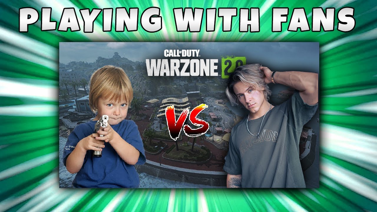 ALEX EUBANK PLAYS COD WITH FANS