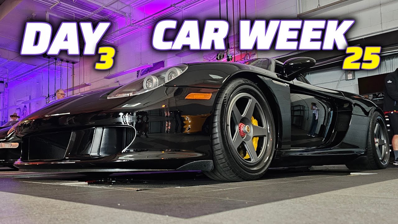 Monterey Car Week day 3, Porsches, Beach and British Rides