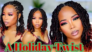 DIY Spring Twist Tutorial For Beginners On Natural Hair Using My Favorite Products From BTL