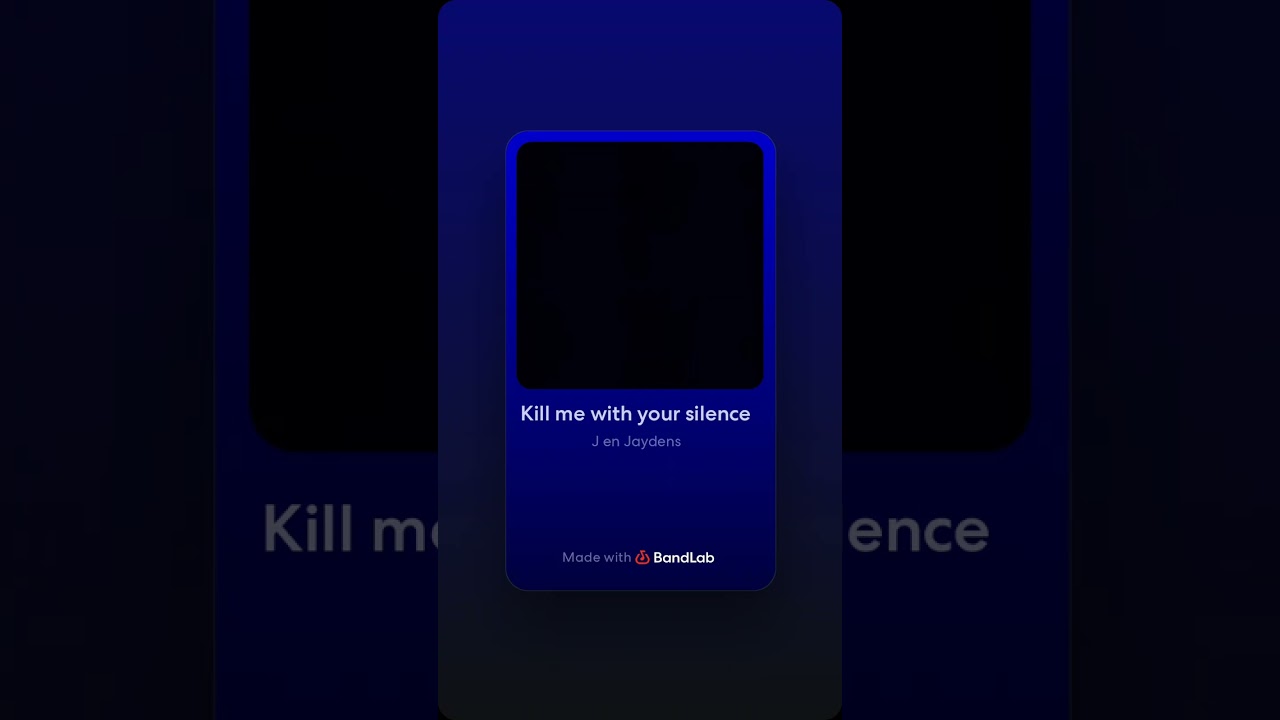 Jaydens    Kill me with your silence