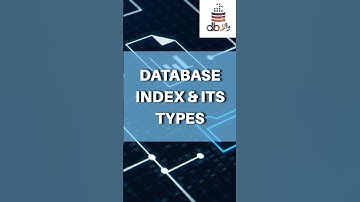 Database Index | Types of Database Index | What are Index in Databases| Database Indexing |#database