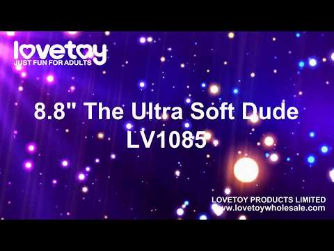 Фаллоимитатор-реалистик на присоске Ultra Soft Dude (20*5), видео 1