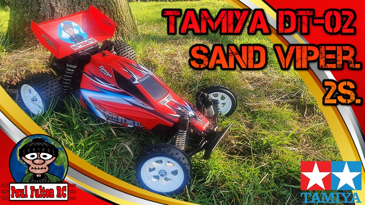 Totally Insane DT-02 Tamiya Sand Viper on 2s. - YouTube