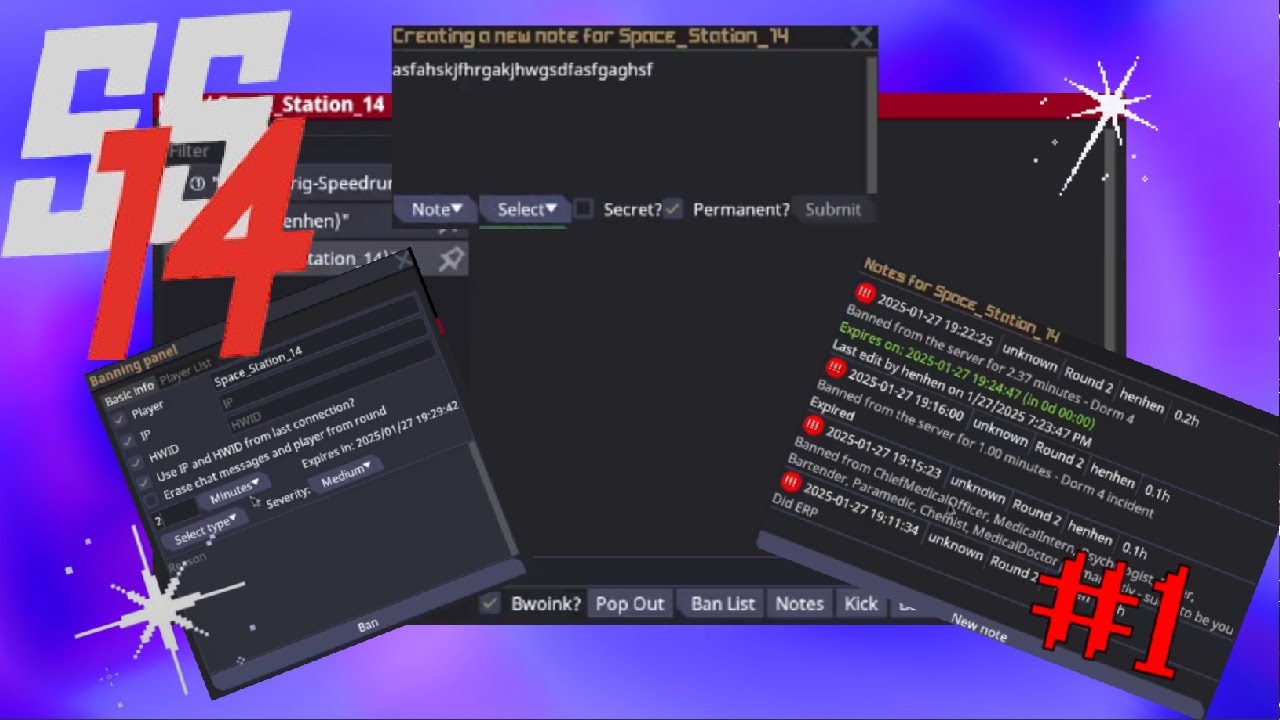 Ahelp Menu + Notes / Admin Tool Guide #1 [SS14] - YouTube