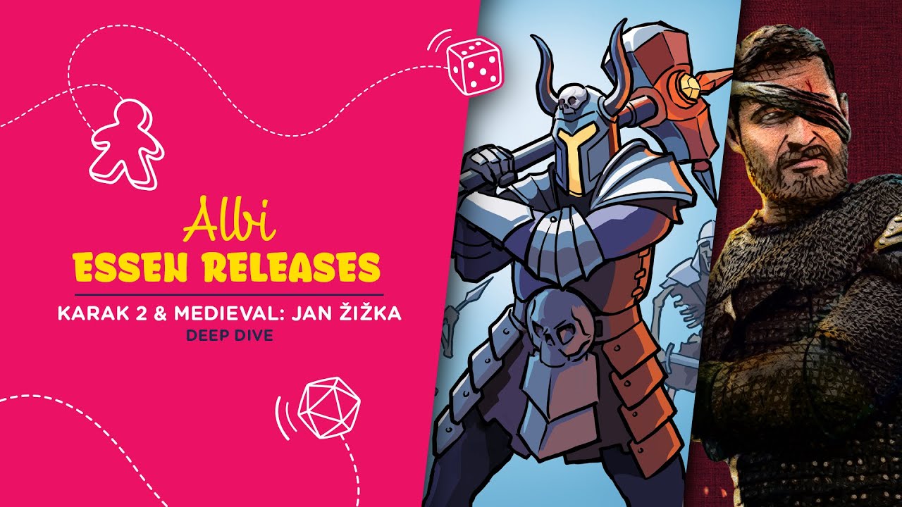 Karak 2 & Medieval: Jan Žižka - Albi Spiel Essen 23 Releases [EN]