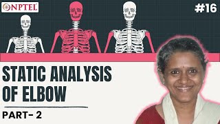 #16 Static Analysis of Elbow | Part II | Mechanics of Human Movement
