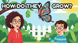 🦋How Does a Caterpillar Turn into a Butterfly? What Is Metamorphosis? (4 Stages Explained!)