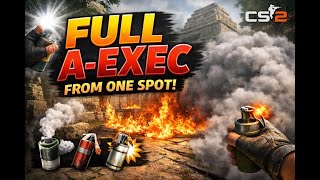This ONE SPOT A-EXEC Wins Rounds on Ancient 🔥 | CS2  | Smokes, Mollys &amp; Flashes