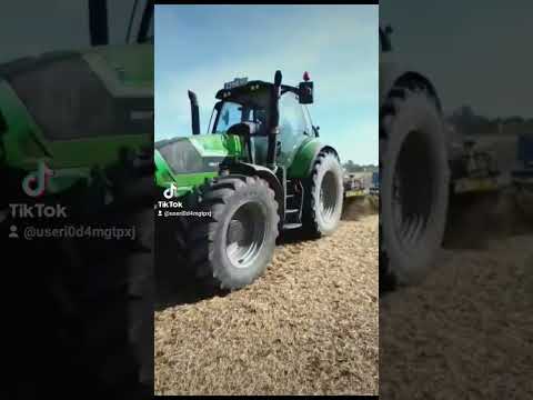 deutz fahr 6190+noran performance 3 szója tarlo gruberozása.