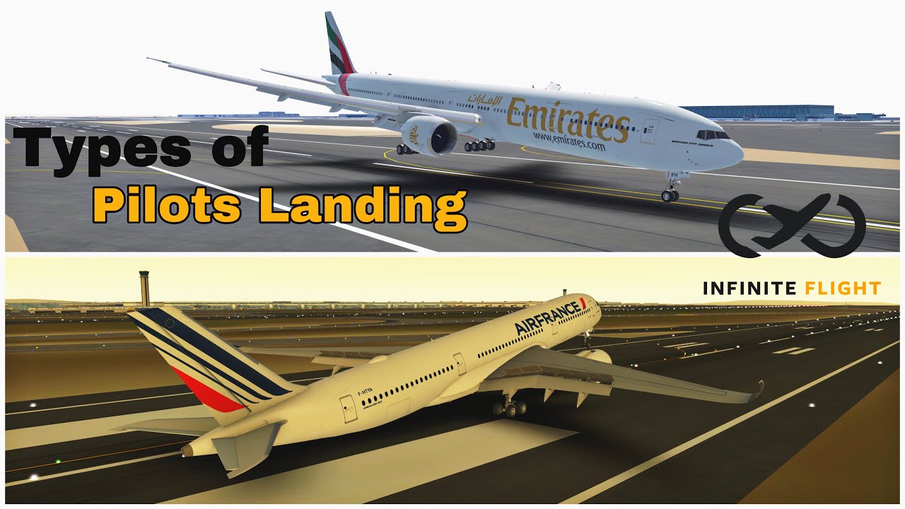 Infinite Flight (22.8) | 10 Types of Pilots Landing in *Infinite Flight*
