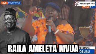 'Raila Ametuletea Mvua, hii ni Baraka inaonyesha amefika salama ,' Ruth Odinga Says in Bondo