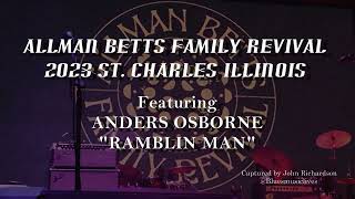 Anders Osborne Duane Betts "Ramblin' Man" at The Allman Betts Family Reunion, St. Charles Illinois