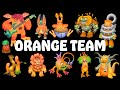 All orange monsters all sounds  animations  my singing monsters