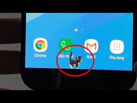 Video Cách thêm con mèo chạy trên màn hình điện thoại Android - youtube