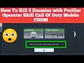 How To Kill 5 Enemies with Purifier Operator Skill Call Of Duty Mobile CODM