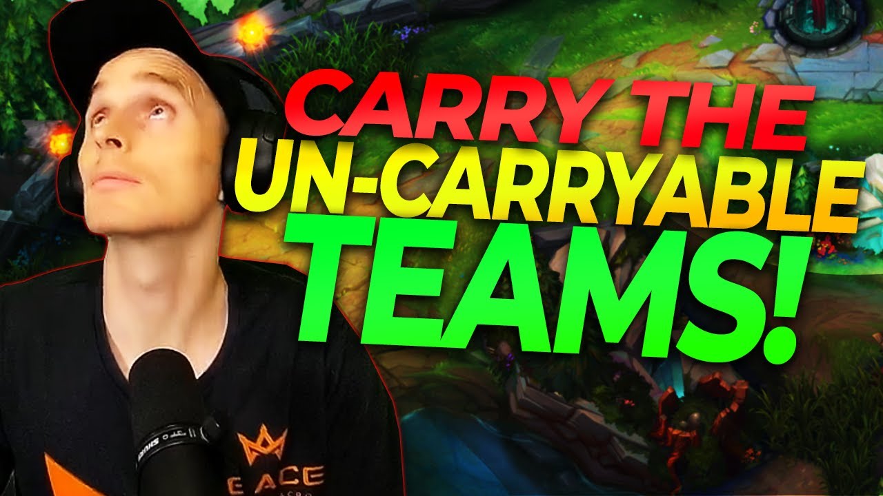 How do you Carry "UNCARRYABLE" teams? Replicate this..