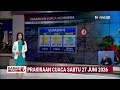 Sejumlah Wilayah Diperkirakan akan Diguyur Hujan Ringan | Kabar Pagi