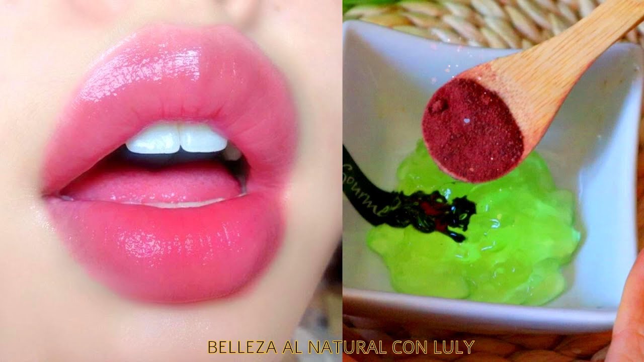 👄LABIOS DE PRINCESA SIN PINTALABIOS!! 💄**Dos remedios naturales y CASEROS**