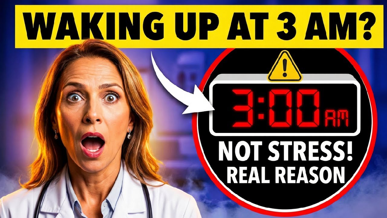 Waking Up at 3 AM? It’s Not Stress – Here’s the REAL Reason